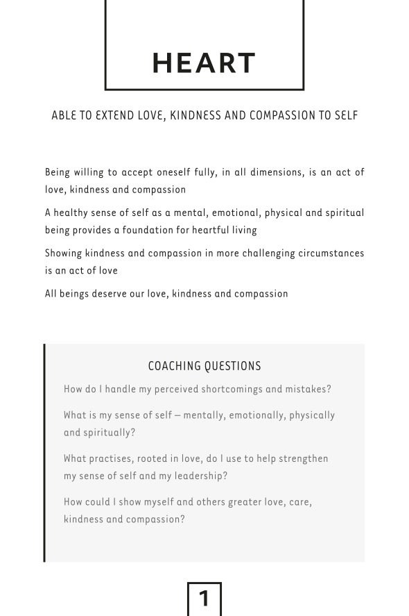 Conscious Leadership cards sample