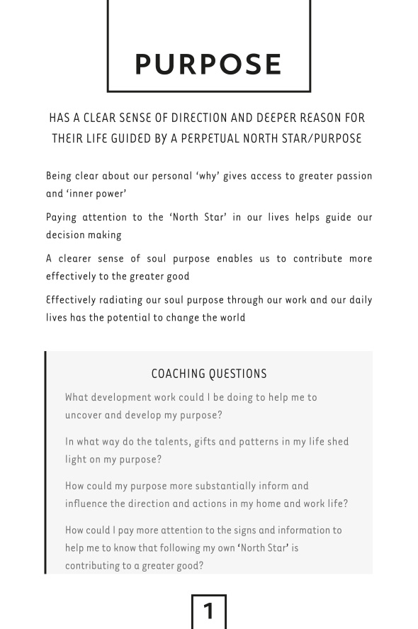 Conscious Leadership cards sample